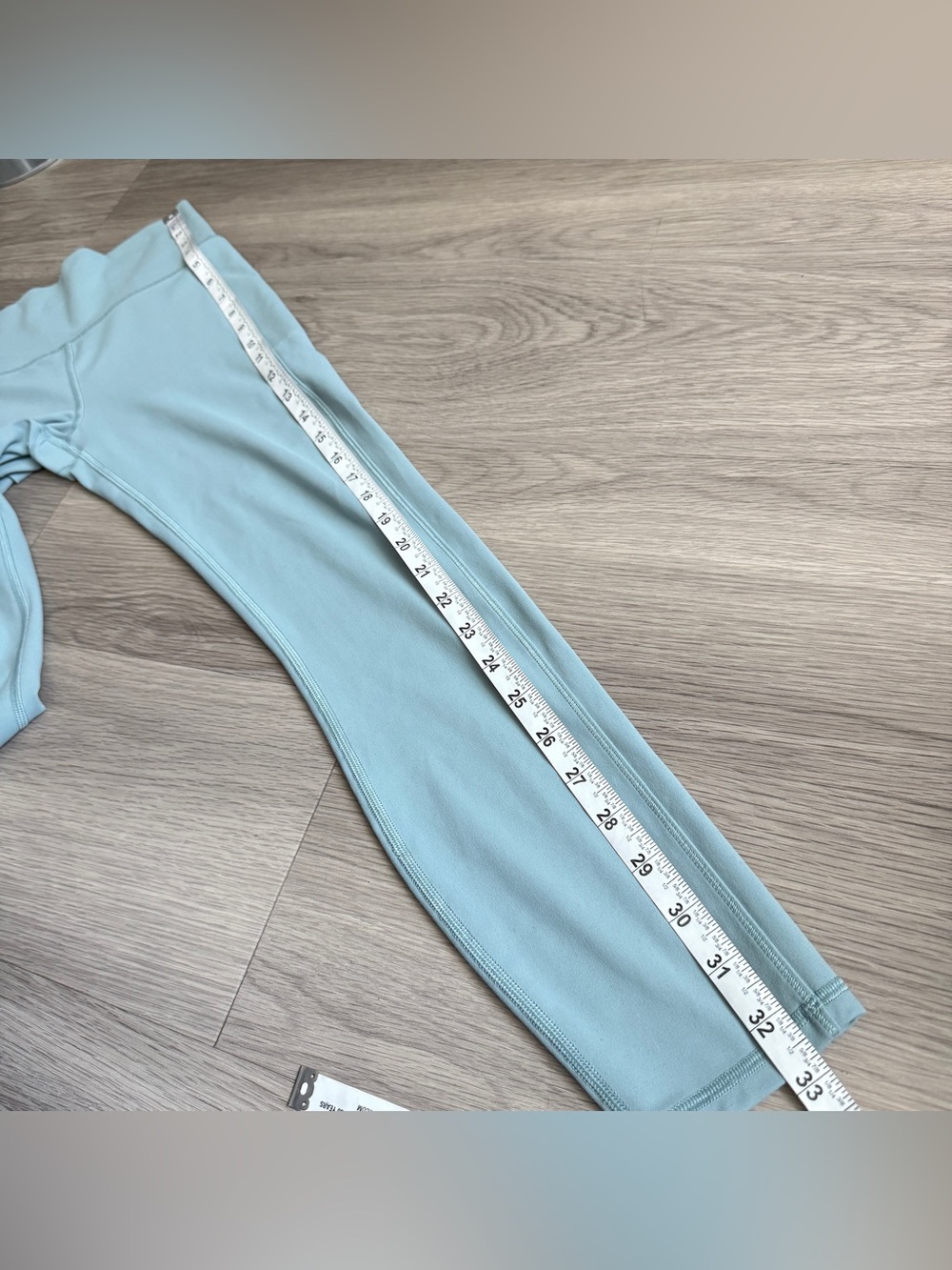 Vuori Studio Pocket Legging in Light Aqua Blue | Size S - Picture 6 of 9